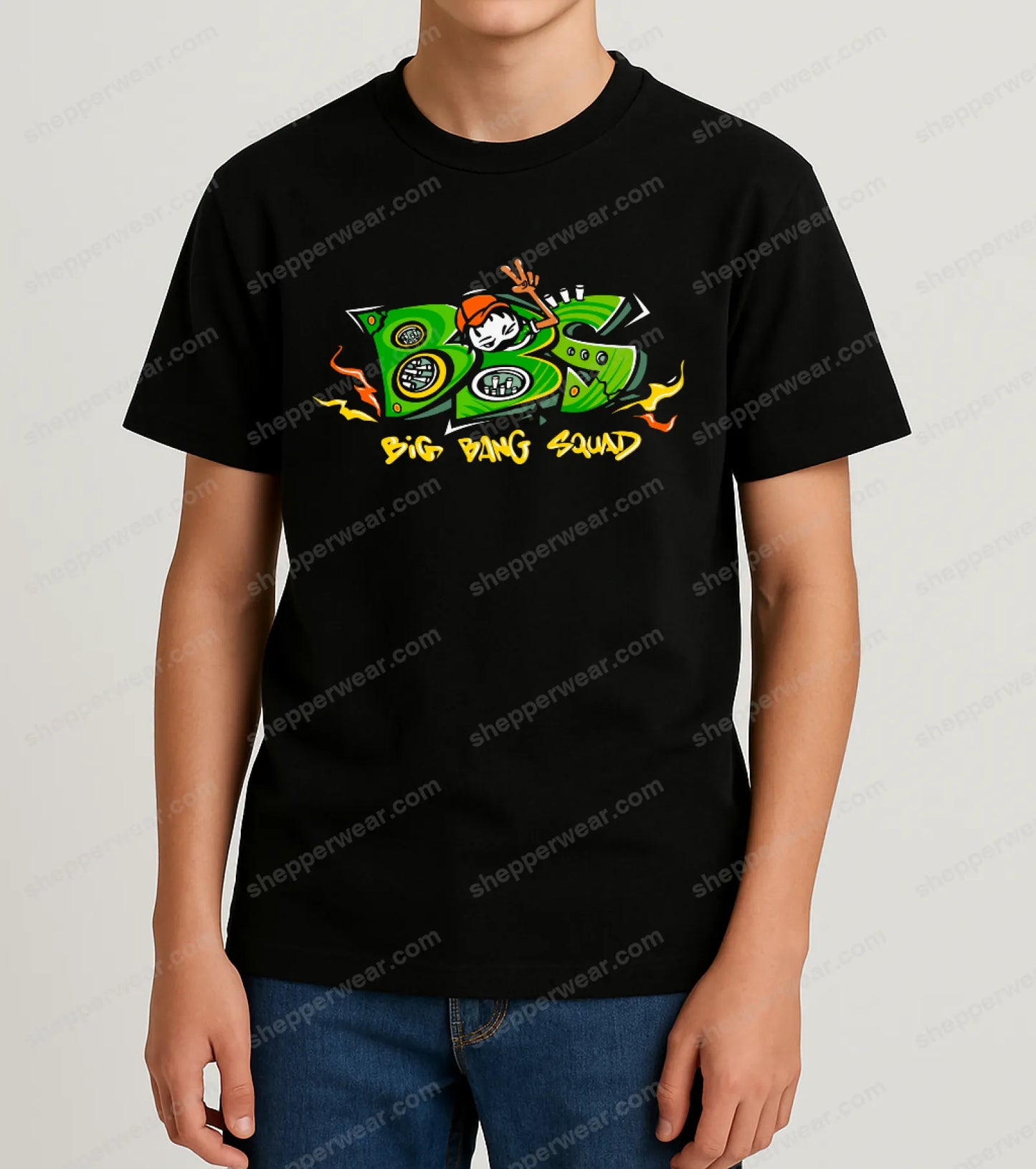 T-SHIRT KIDS BBS GREEN - TEE-SHIRT