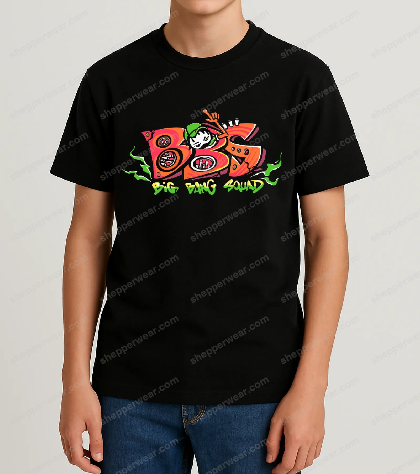 T-SHIRT KIDS BBS RED - TEE-SHIRT