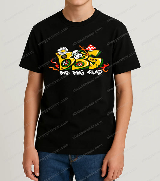 T-SHIRT KIDS BBS YELLOW - TEE-SHIRT