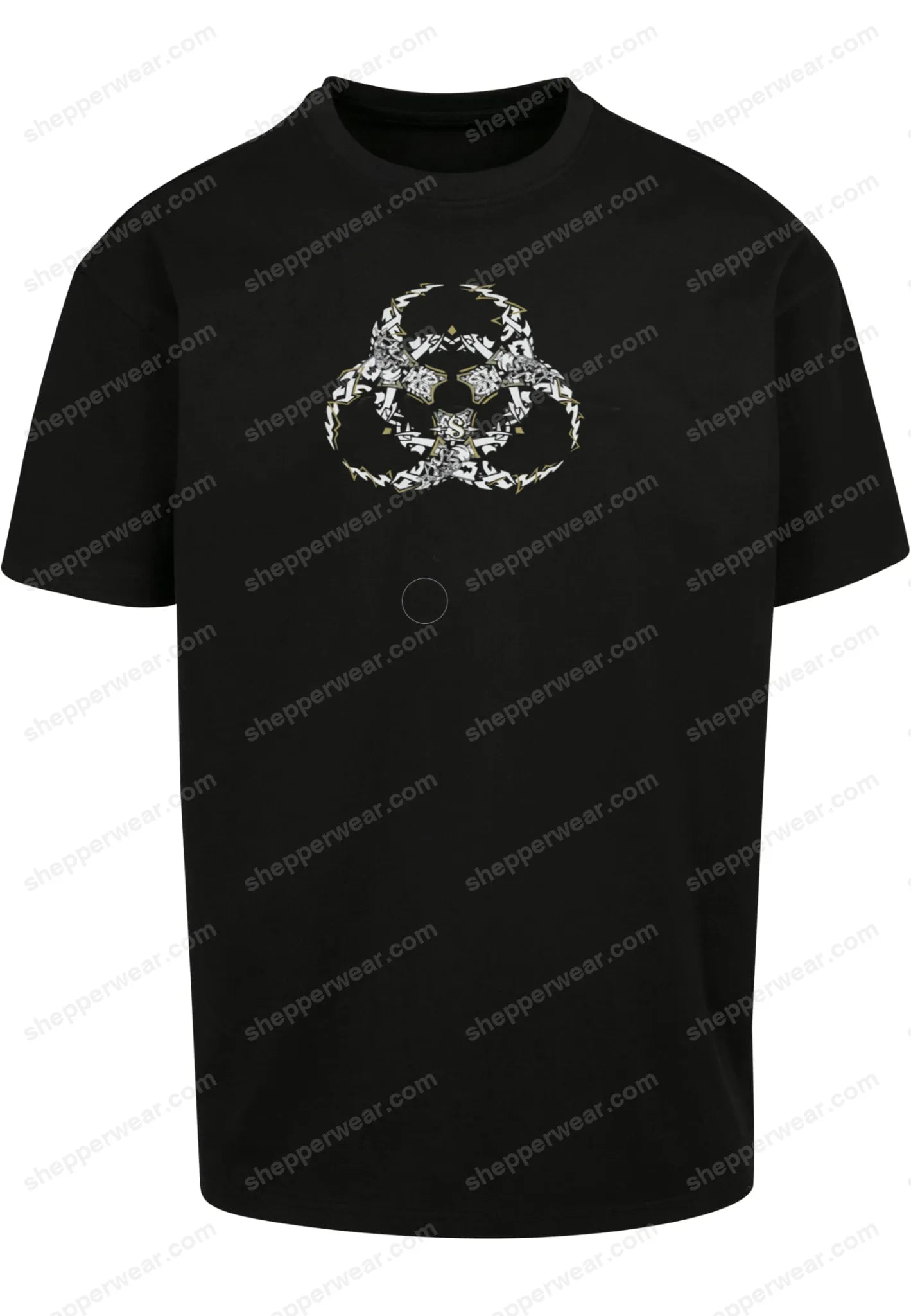 T-SHIRT RAVE BIOHAZARD - TEE-SHIRT IMPRESSION DOS