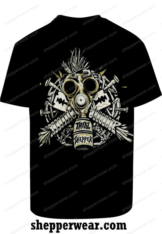T-SHIRT RAVE BIOHAZARD - TEE-SHIRT IMPRESSION DOS
