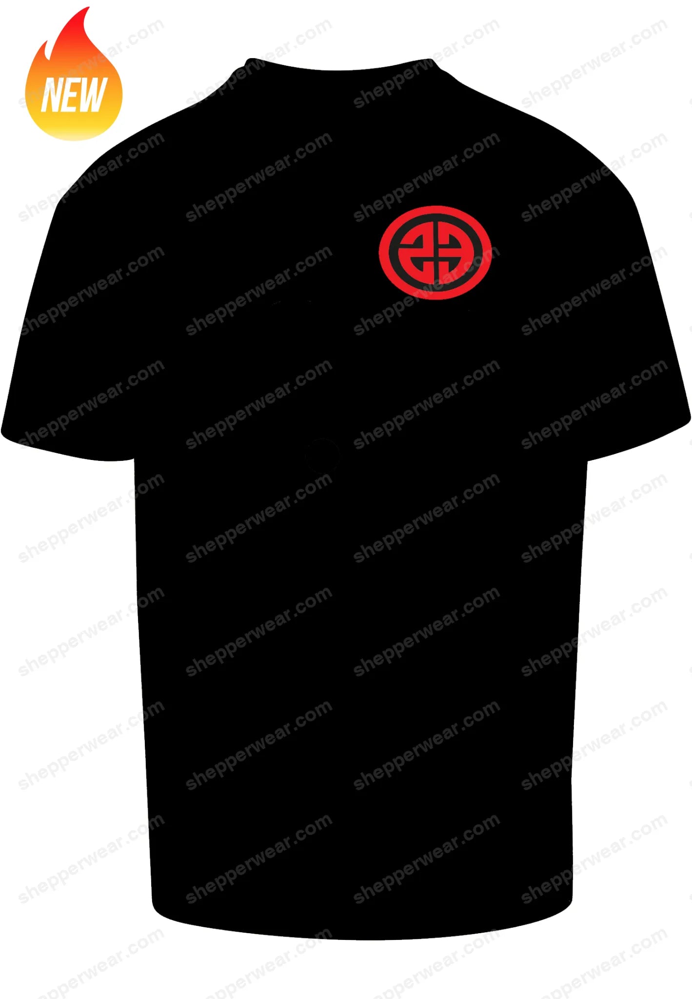 T-SHIRT SHEPPER THE CREW - TEE-SHIRT IMPRESSION DOS