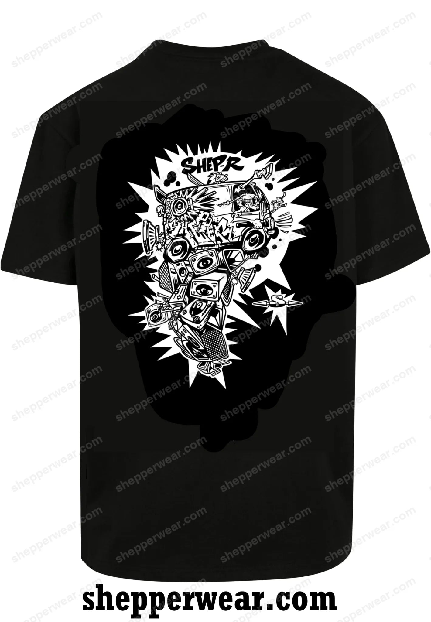 TEE-SHIRT RAVE MODELE CAMTAR - TEE-SHIRT