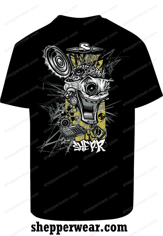 TEE-SHIRT RAVE MODELE CANNING HEAD - TEE-SHIRT