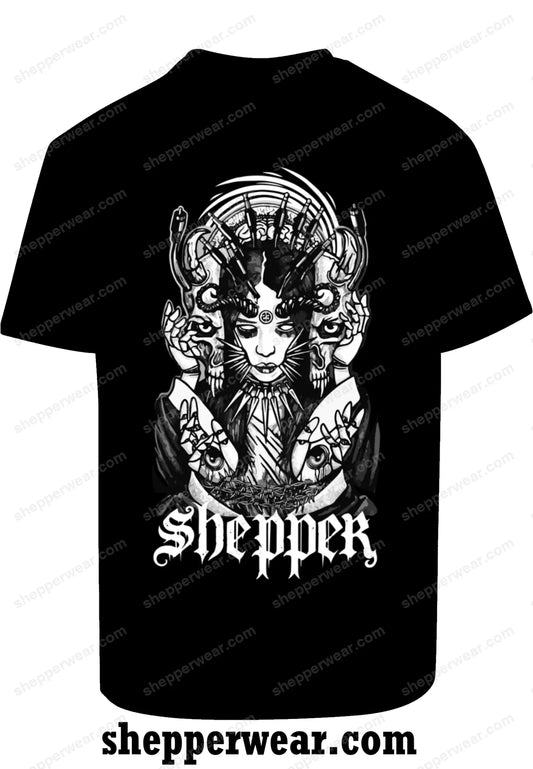 TEE-SHIRT RAVE modèle GOTHIC WITCH - TEE-SHIRT