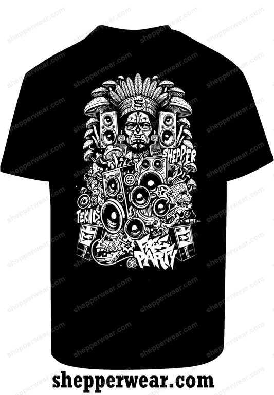 TEE-SHIRT RAVE MODELE INDIRAVE - TEE-SHIRT