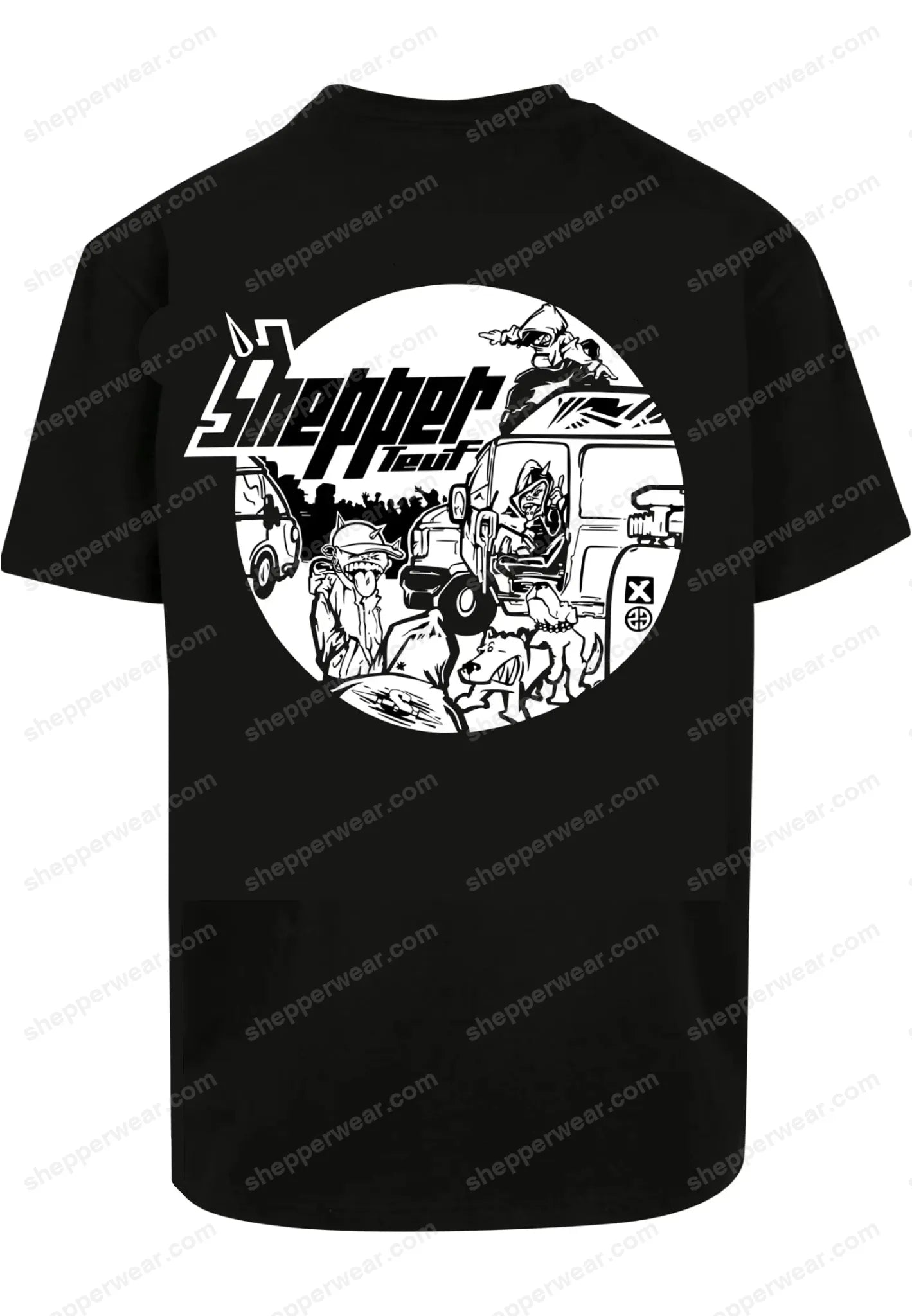 TEE-SHIRT RAVE MODELE SHEPPER TEUF SHEPPERWEAR
