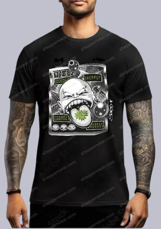 TEE SHIRT RAVE MODELE TOXI FLIP IMPRESSION DEVANT - TEE-SHIRT IMPRESSION DEVANT
