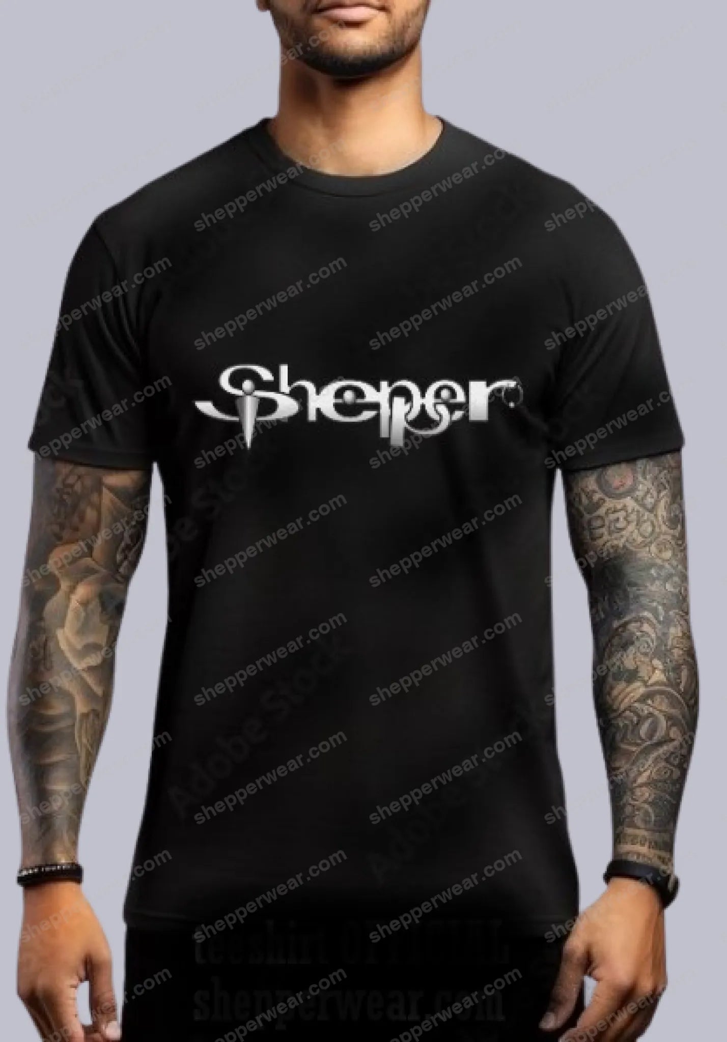 TEE-SHIRT RAVE SHEPPER OFFICIAL - TEE-SHIRT IMPRESSION DEVANT