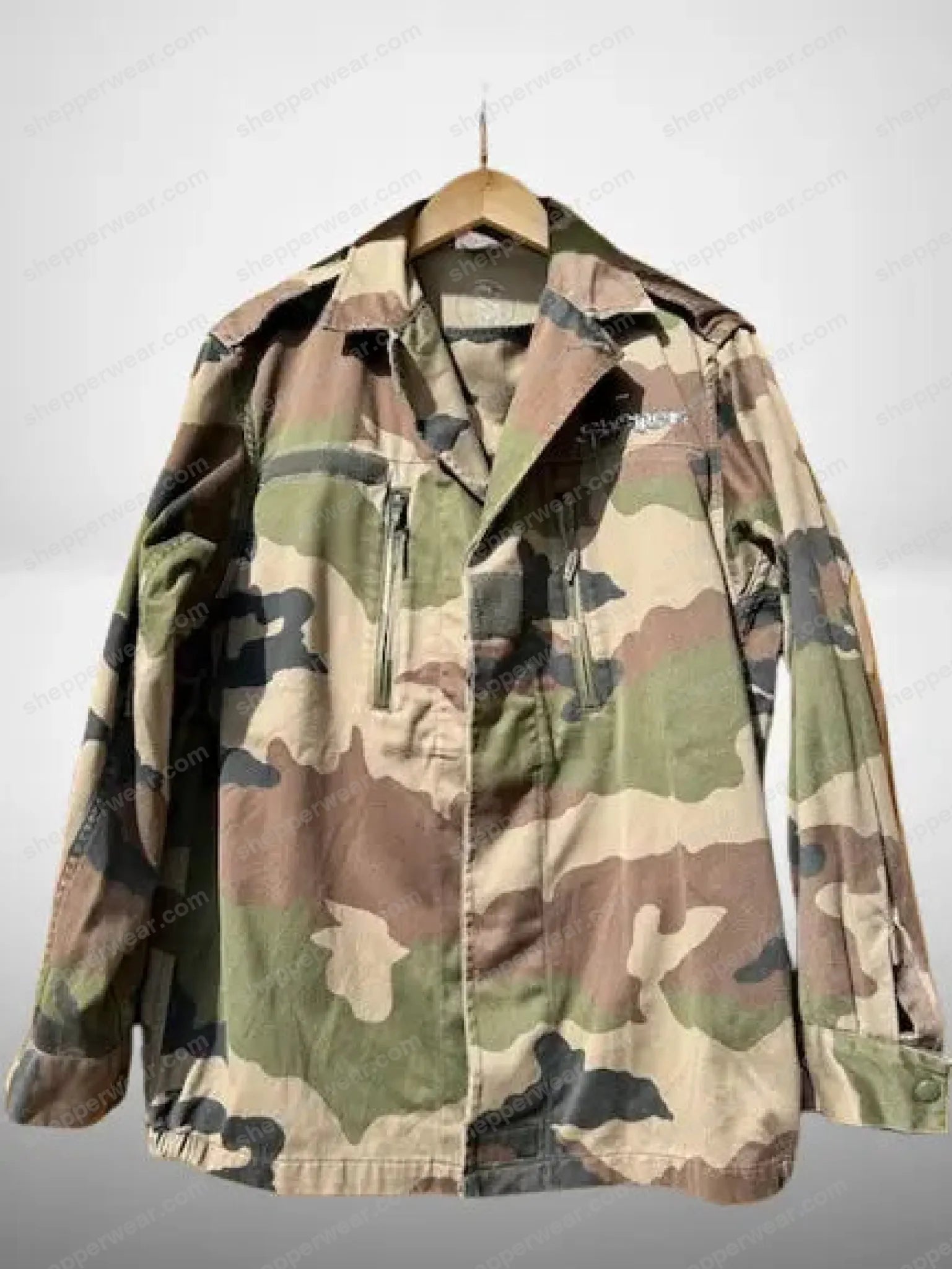 VESTE MILITAIRE VINTAGE TOXI SOUND OF FIRE SHEPPERWEAR