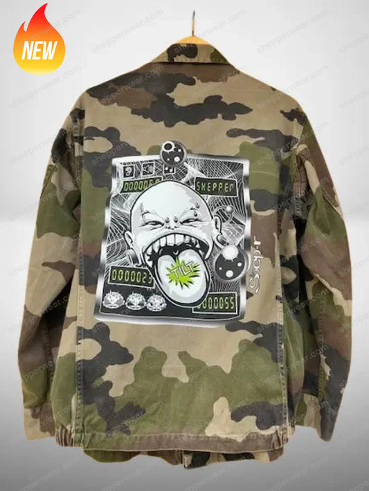 VESTE MILITAIRE VINTAGE TOXI TILT SHEPPERWEAR